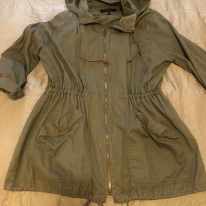 Army Green Parka Jacket